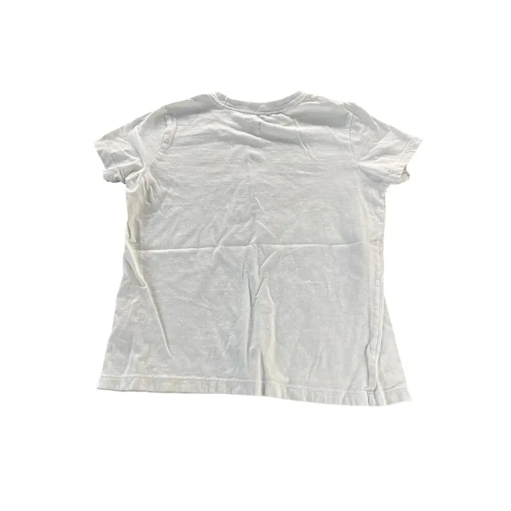Nike Fly Girls White Short Sleeve Graphic T-Shirt Youth Size Medium